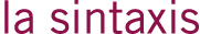 la sintaxis