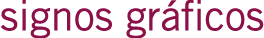 signos gráficos