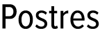 Postres