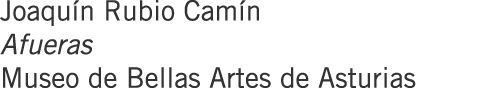 Joaquín Rubio Camín Afueras Museo de Bellas Artes de Asturias