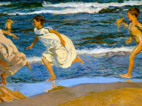 Corriendo por la playa. Valencia (1908), de Joaquín Sorolla