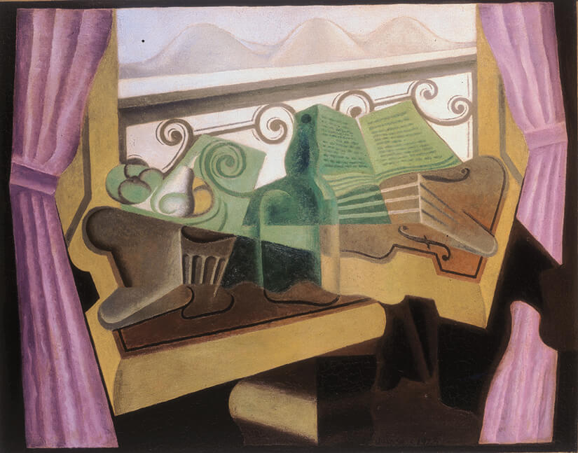 Juan Gris, La fenêtre aux collines, 1923. Colección Cubista de Telefónica