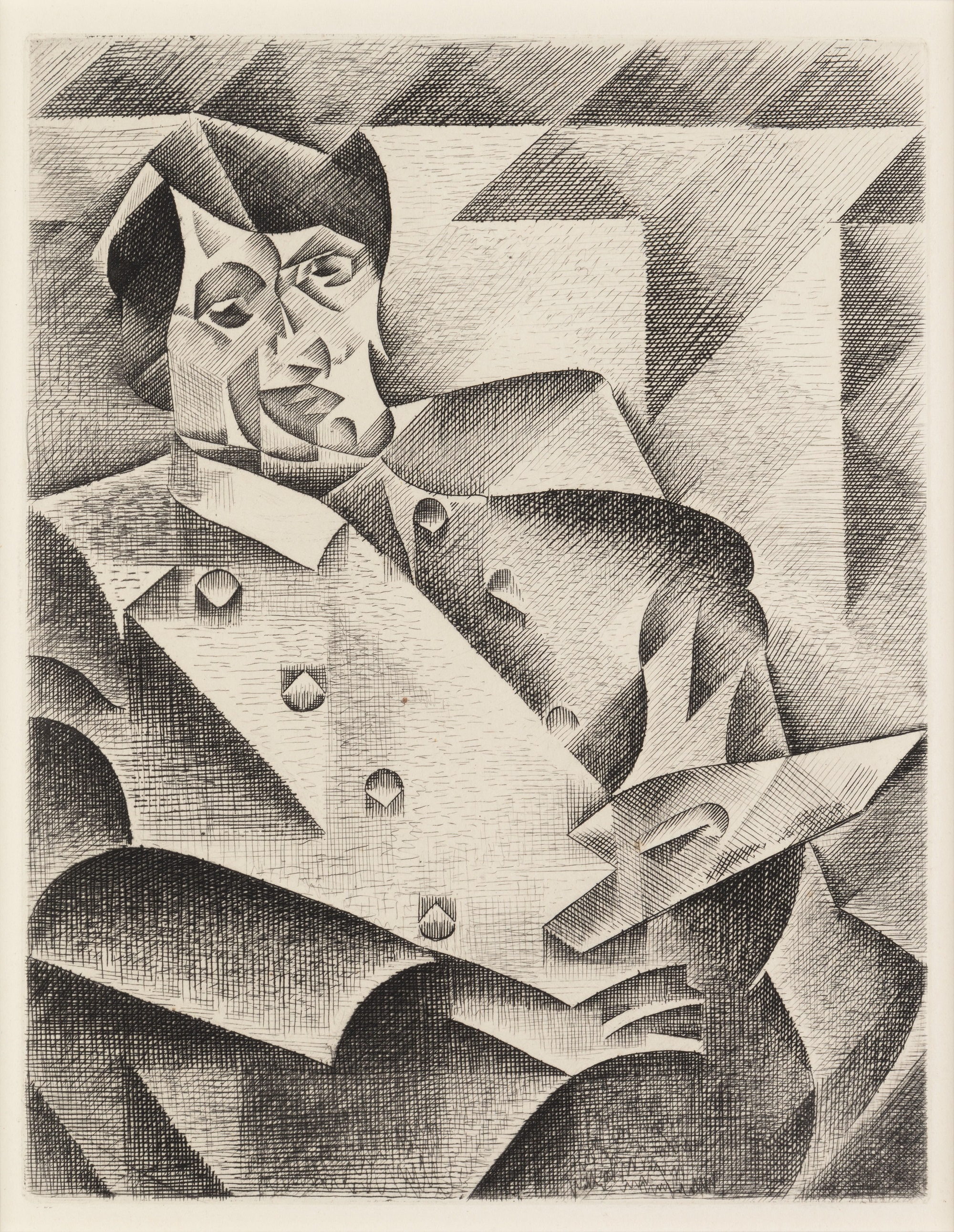 Juan Gris, Retrato de Picasso (1947). Colección particular. 