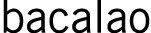bacalao
