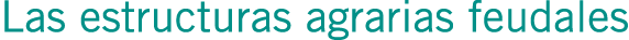 Las estructuras agrarias feudales