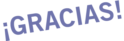 ¡GRACIAS!