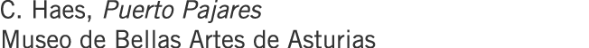 C. Haes, Puerto Pajares Museo de Bellas Artes de Asturias