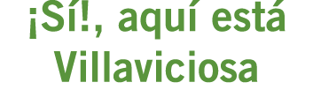 ¡Sí!, aquí está Villaviciosa