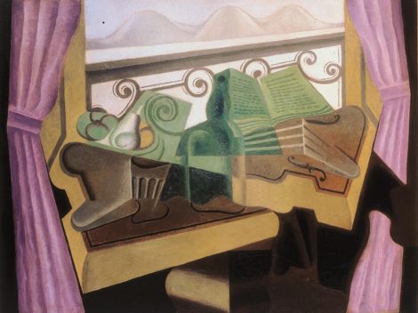 Juan Gris, La fenêtre aux collines, 1923. Colección Cubista de Telefónica