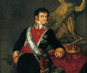 RETRATO DE FERNANDO VII, 1814, DE FRANCISCO DE GOYA