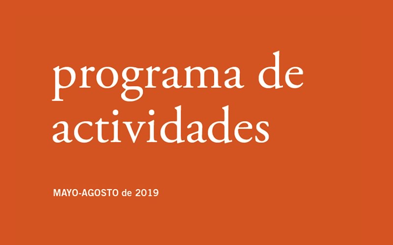 Nueva programación del Bellas Artes (Mayo-Agosto 2019)